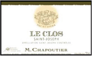 Saint Joseph Rouge Le Clos blog