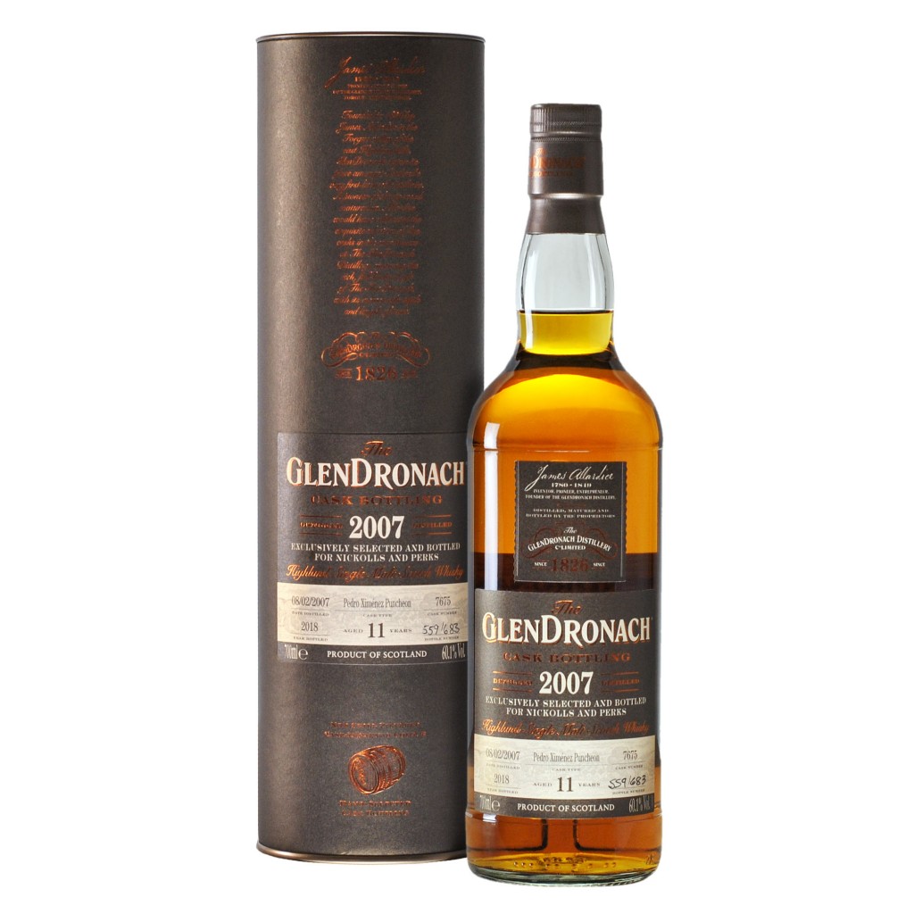 The GlenDronach 11 Year Old 2007 (cask 7675) - Nickolls & Perks Exclusive 60.1%