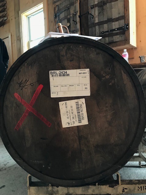 barrel #2434 signed and secured by N&P